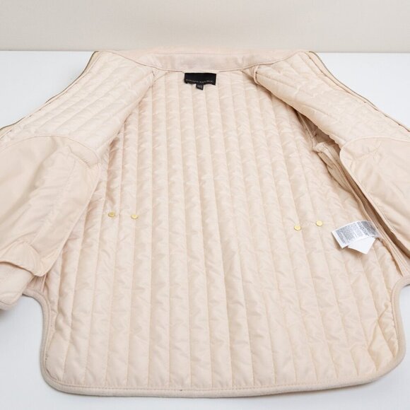 Banana Republic  Quilted Jacket Barn Water Resistant Ivory - Picture 12 of 16